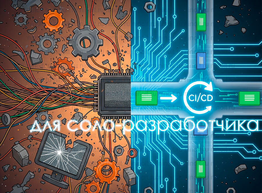 Фото: CI/CD для соло-разработчика или как автоматизировать рутину за один день