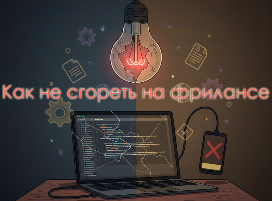 Фото: Как не сгореть на фрилансе — личный опыт и практические советы